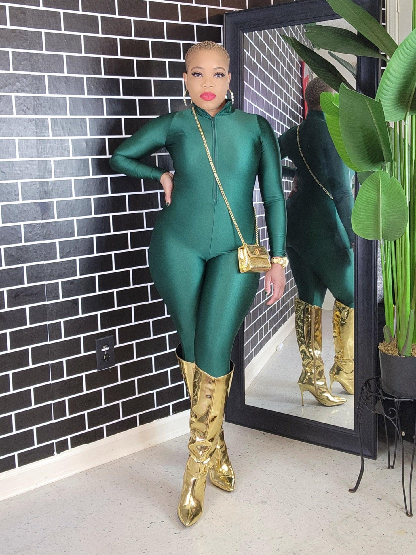FITS LIKE A GLOVE (GREEN) - I Luv Fashion Boutique