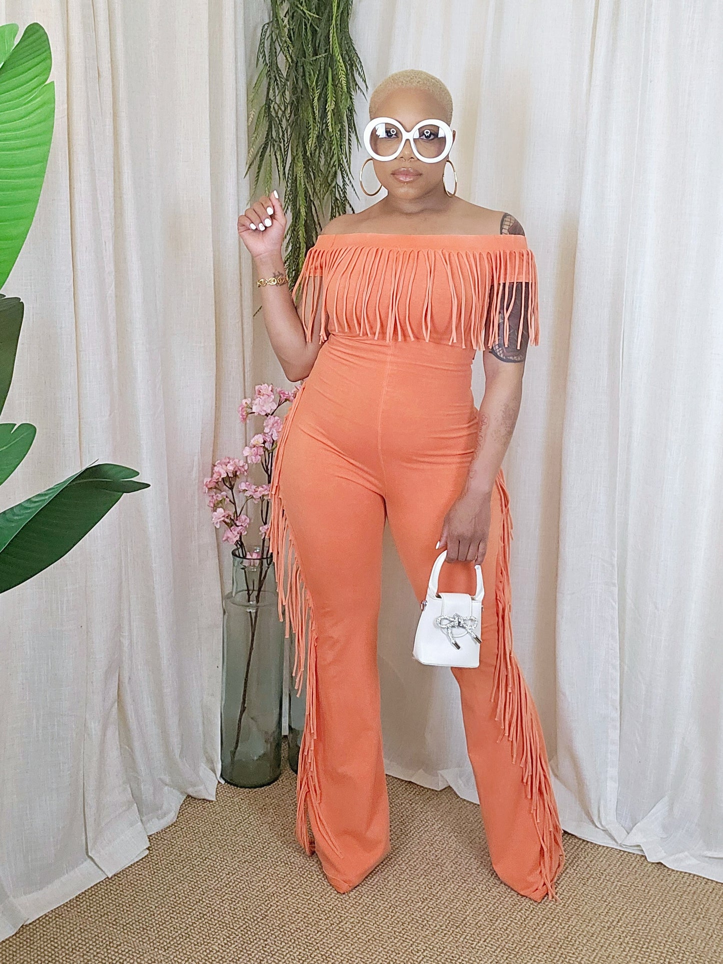 CRUSHING ON YOU JUMPSUIT (ORANGE)