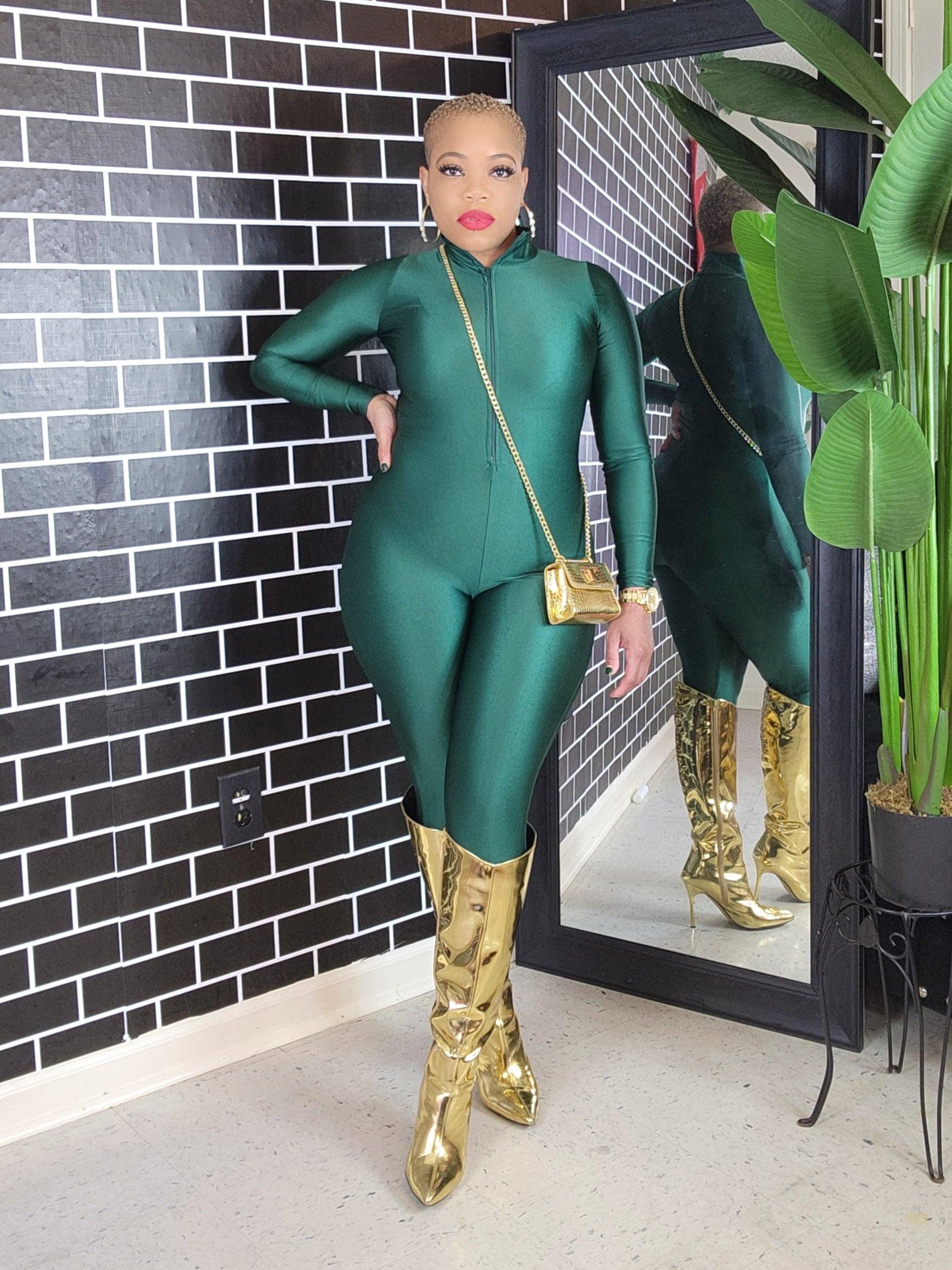 FITS LIKE A GLOVE (GREEN) - I Luv Fashion Boutique